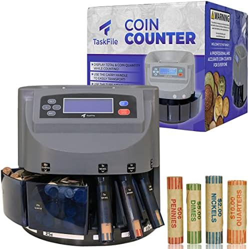 מכונת רולר להחלפת סדרן מטבעות / מכונת דלפק מטבעות 2.0 / מכונת סדרן מטבעות אוטומטית עם עטיפות מטבעות | מכונת